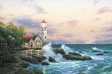 Beacon of hope by Thomas Kinkade